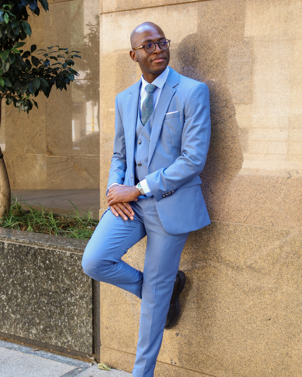 Light Blue Classic Suits