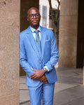 Light Blue Classic Suits