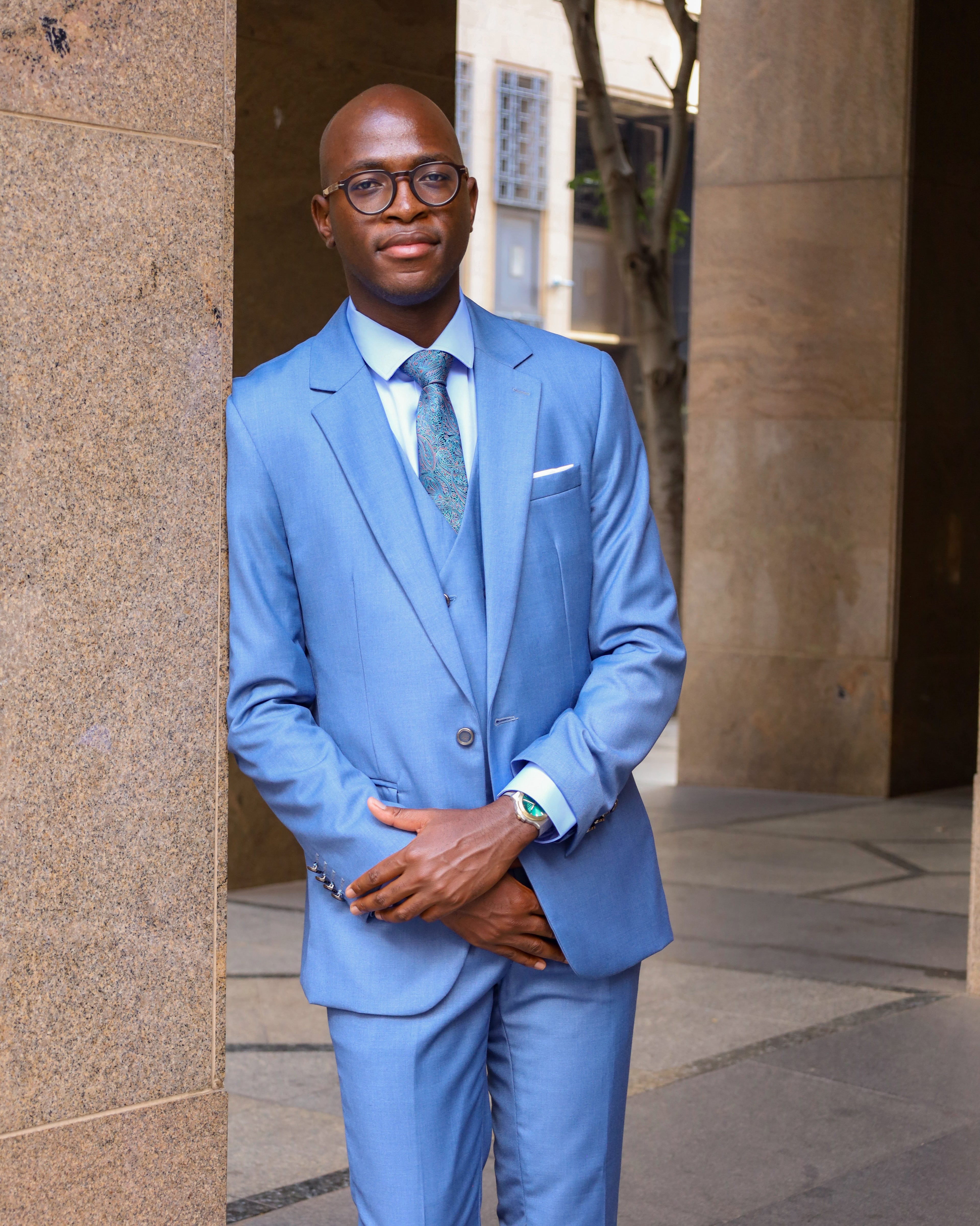Light Blue Classic Suits